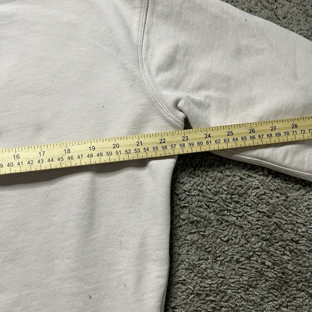 Lululemon Softstream Perfectly Oversized Cropped Crew Women's Size M Peach - Picture 4 of 6